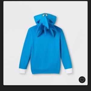 Boys' Sonic the Hedgehog Zip-Up Hoodie - Blue S